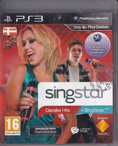 Singstar Danske Hits - PS3 (B Grade) (Genbrug)